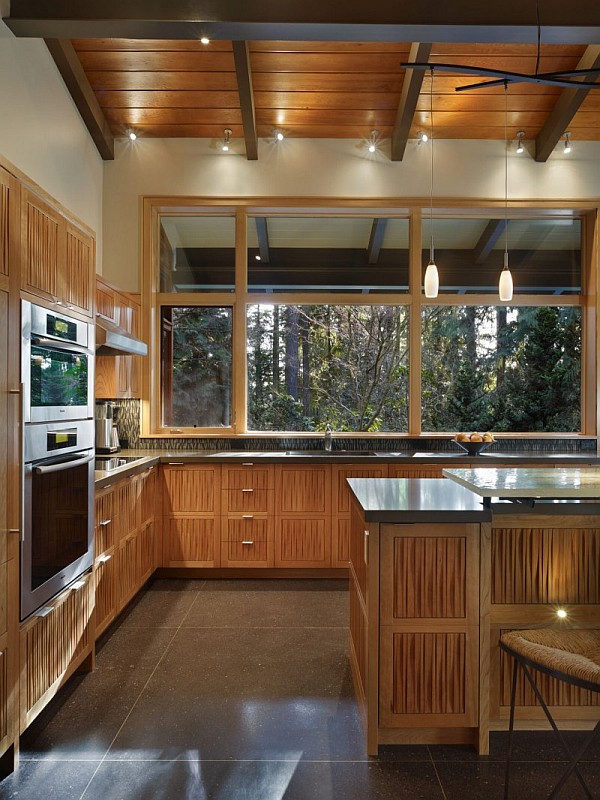 Lake Forest Park Renovation – wood kitchen