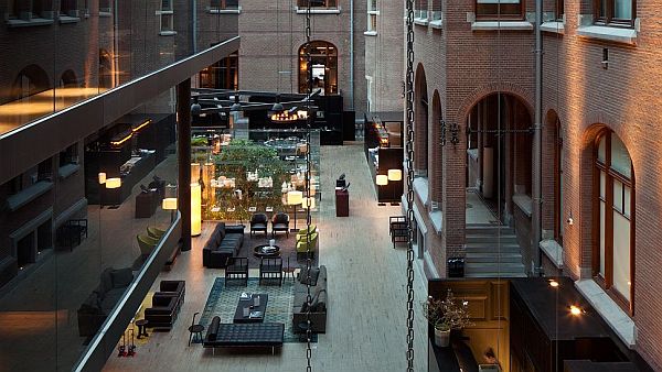 Conservatorium Hotel Amsterdam – lounge top view