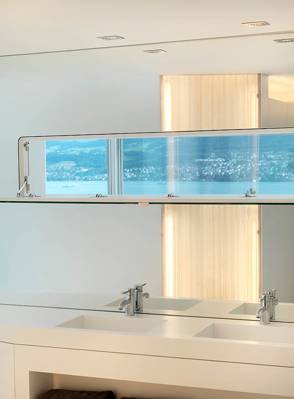 Glass Contemporary Feldbalz House – ingenious bathroom design