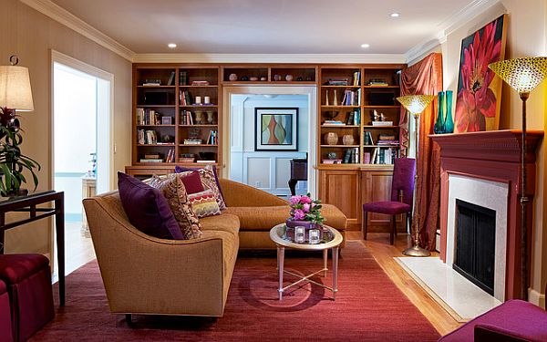 Stunning vibrant living room