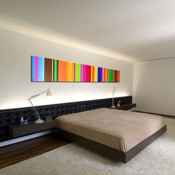 Neon stripe artwork