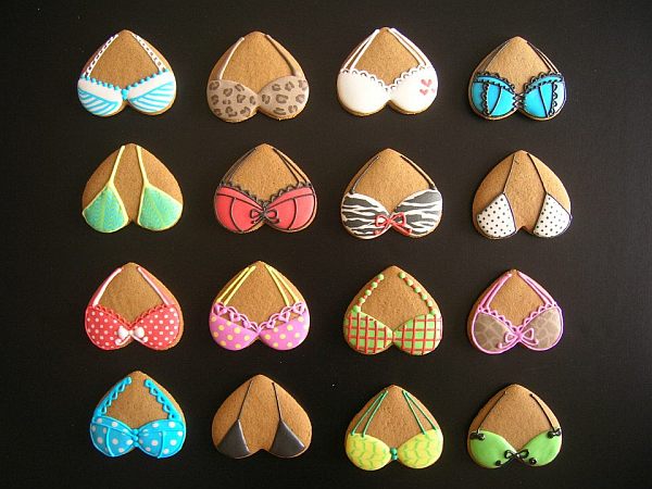 decorated cookies – bras