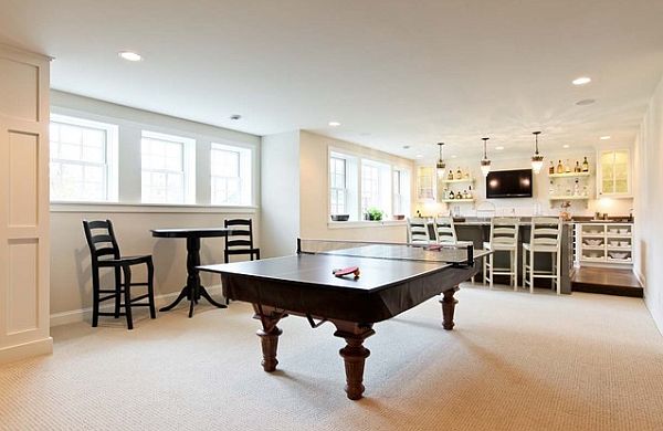 ultra elegant tenis table in games room