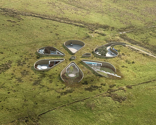 Eco House underground home