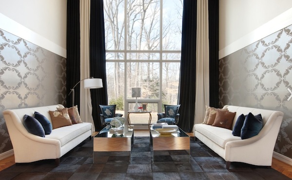 black white dramatic curtains black white dramatic curtains