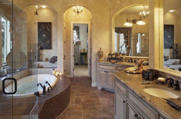 There's no such thing as wasted time in a bathroom that looks like this.