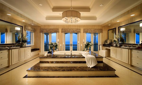 Splendor and relaxation are the two main things that come to mind with this luxurious design.