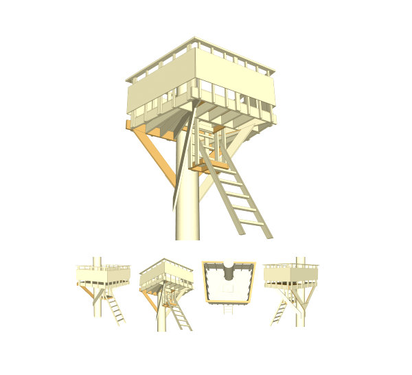 Build your own tree fort