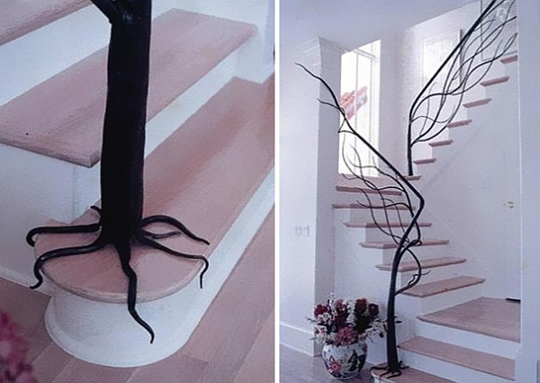 Creative staircase design inspired by nature