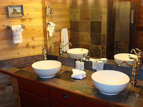 Silo hotel bathroom