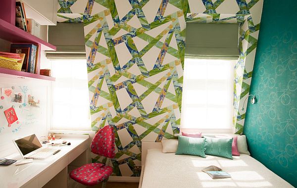 Colorful girls bedroom furniture