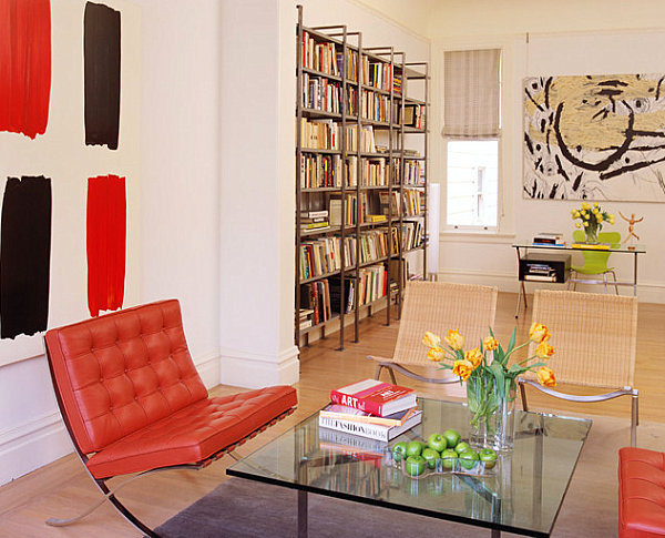 Striking modern living room