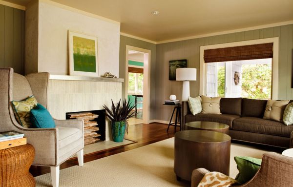 Subtle pops of turquoise are not hard to introduce