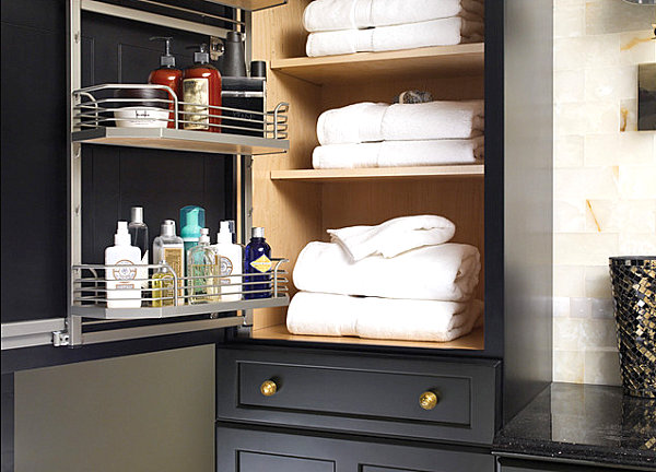 Toiletries in a luxury bathroom