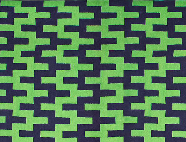 Chevron stairstep rug