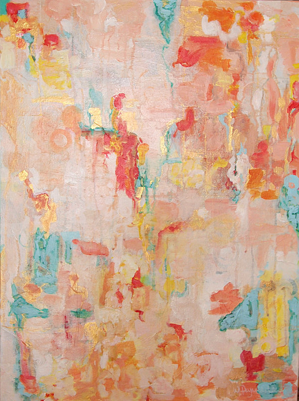 Abstract painting by Whitney Reynolds Orr