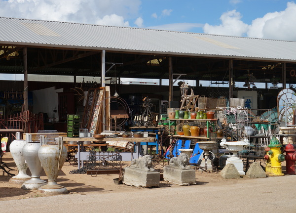 Industrial finds at a Texas antique show