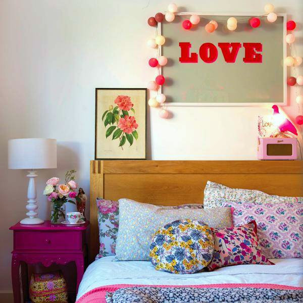 Vintage-style bedroom