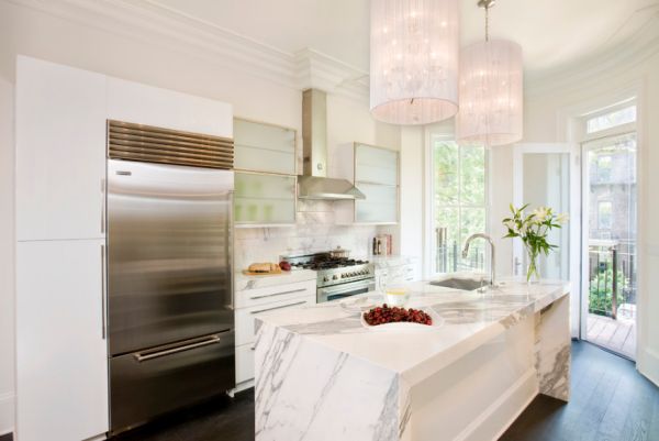 Modern kitchen island design plan