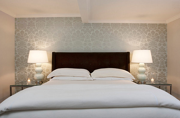 Damask wallpaper
