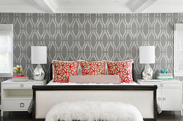 Soft geometric wallpaper