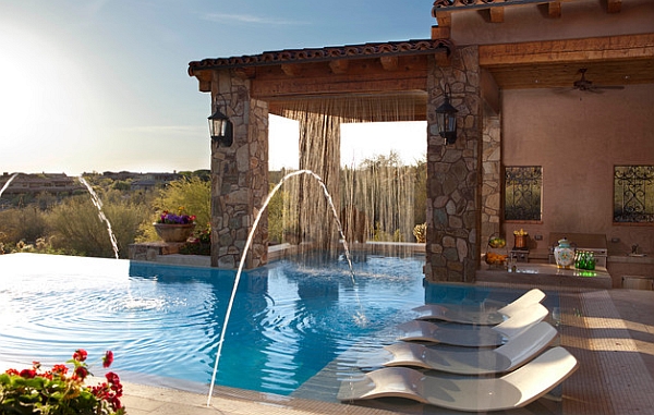 Give your waterfall feature a modern twist