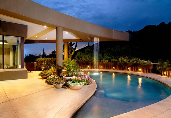 Lavish contemporary pool design idea