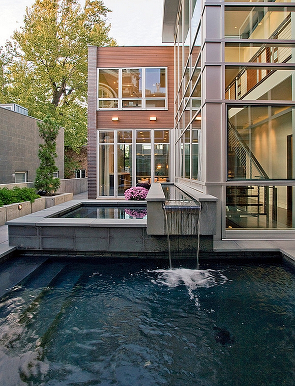 Stunning pool design for the stylish modern residence