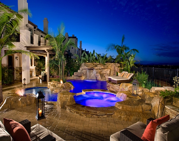The sound of flowing water brings positive and a calming influence