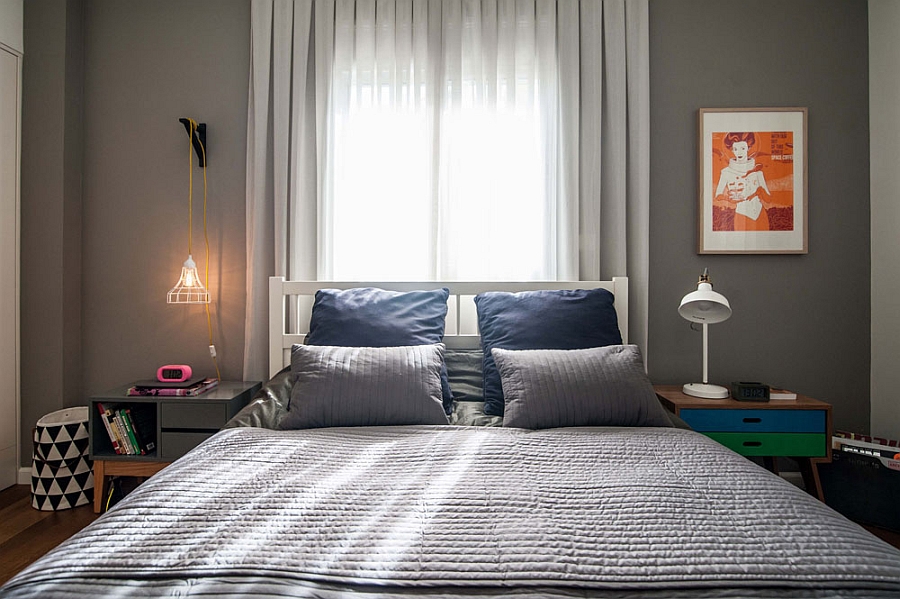 Master bedroom in stoic grey