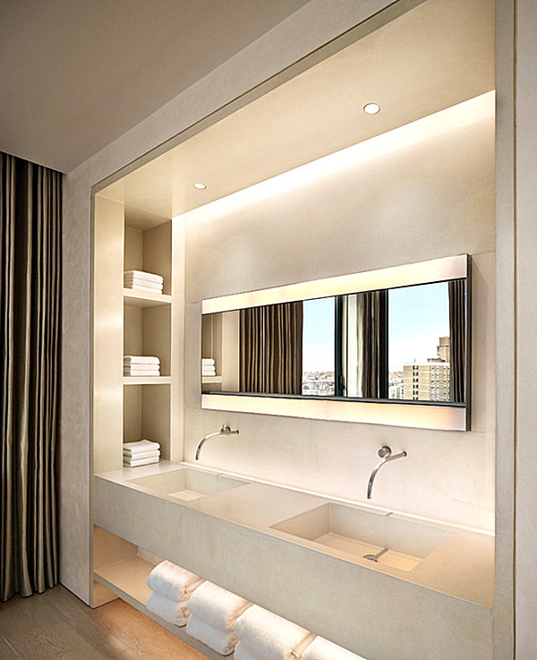 Minimal details create a feeling of spaciousness