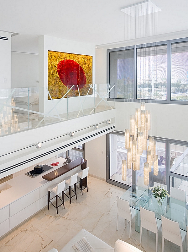 Tanzania light fixture in a fancy loft