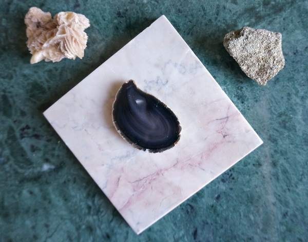 Agate and other shiny rocks