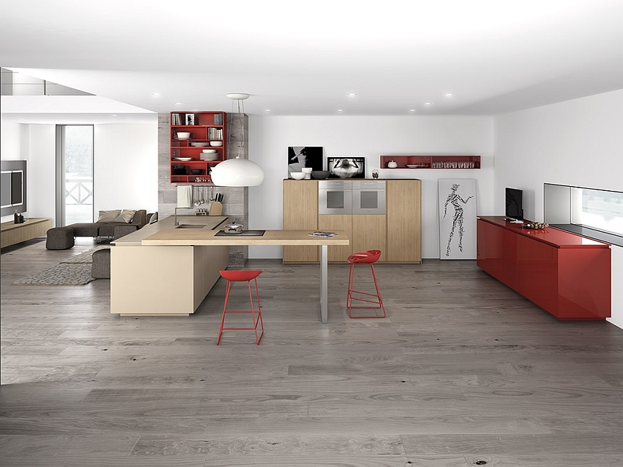 Pendant light in white for the kitchen