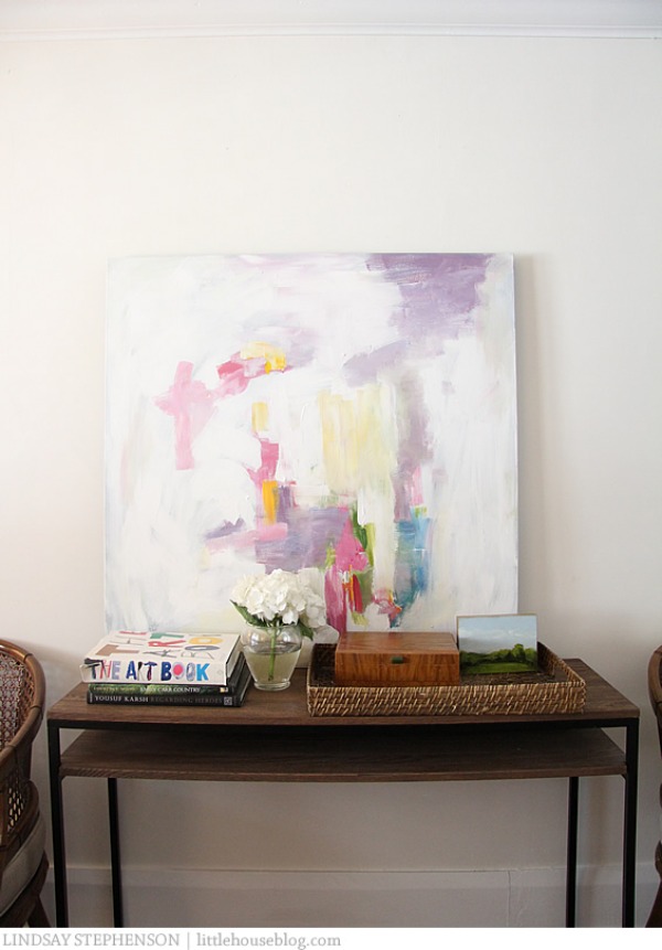 pastel abstract painting