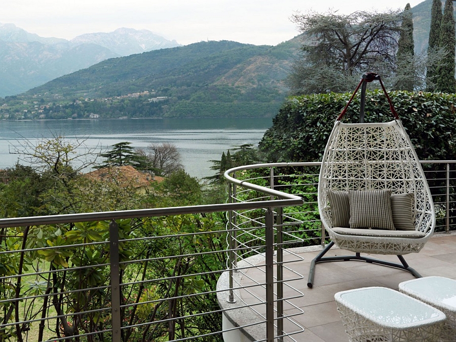 Beautiful view of Lake Como from the idyllic retreat