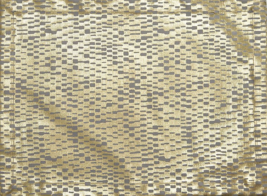 Gold and grey placemat from CB2