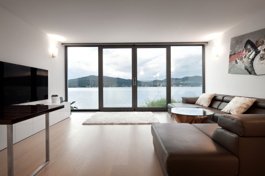 Lovely view of the lake from the living room