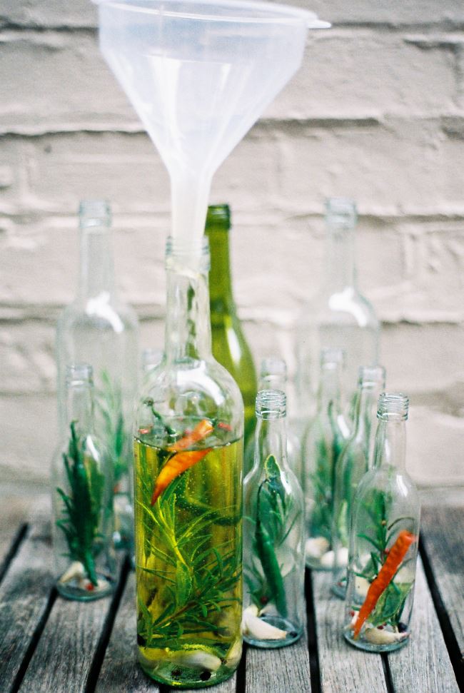 Infused olive oil from Make, Do and Spend