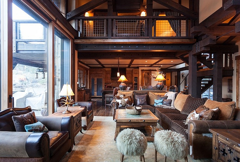 Sliding glass walls create a wonderful indoor-outdoor interplay