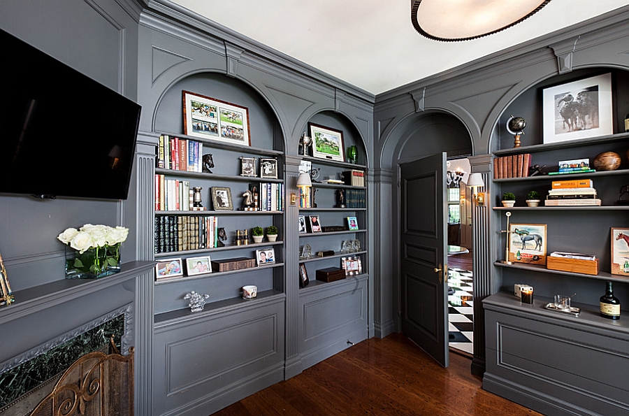 Charcoal gray brings elegance to any space it adorns