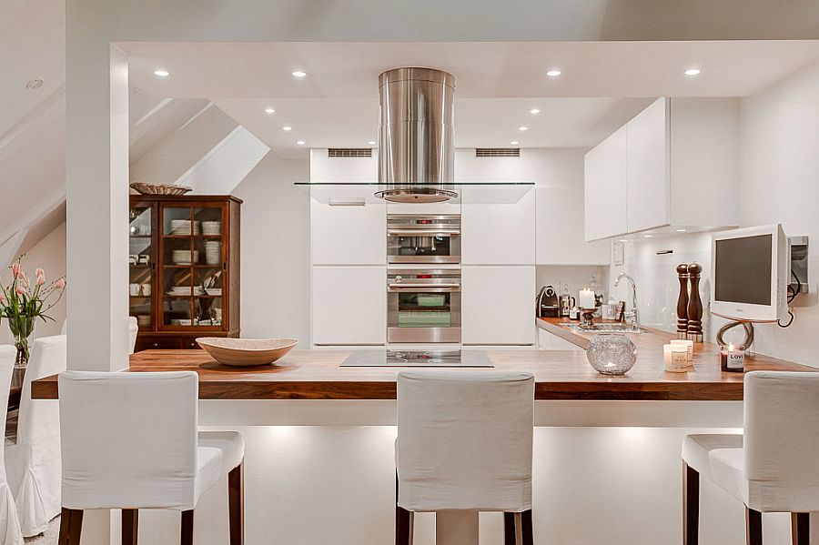 L Shaped Kitchen Counter With A Ious Serving Zone Decoist L Shaped Kitchen Counter With A