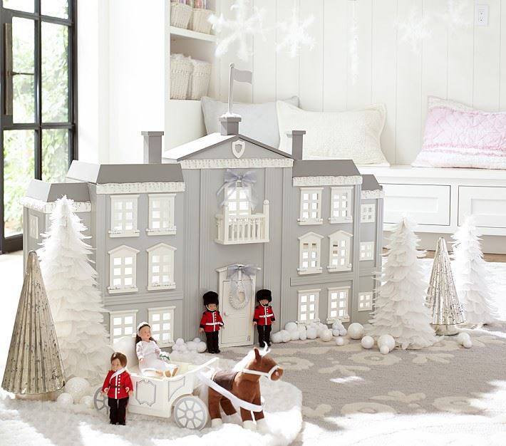 Palatial dollhouse from Pottery Barn Kids