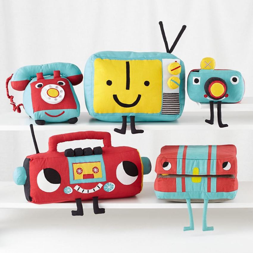 Plush toys from The Land of Nod