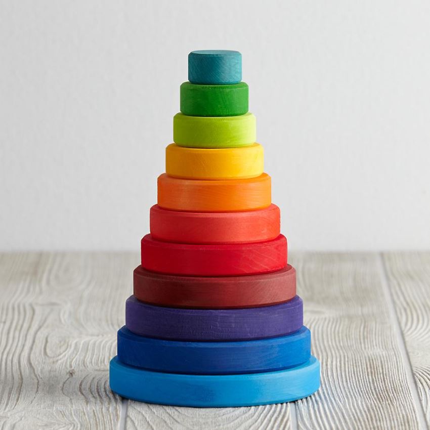 Stacking blocks from The Land of Nod