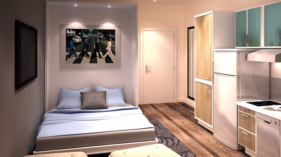 Closet Factory Compact Bedroom Bed Open