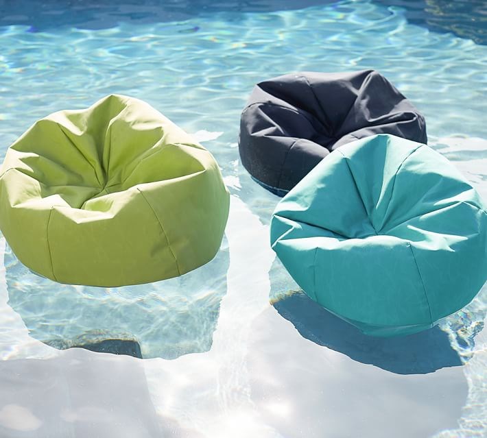 Floating beanbag seating from Pottery Barn