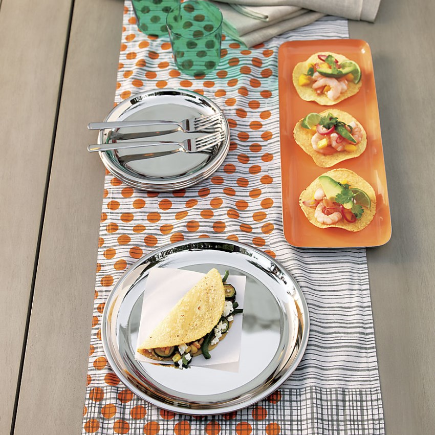 Stainless steel plates from CB2