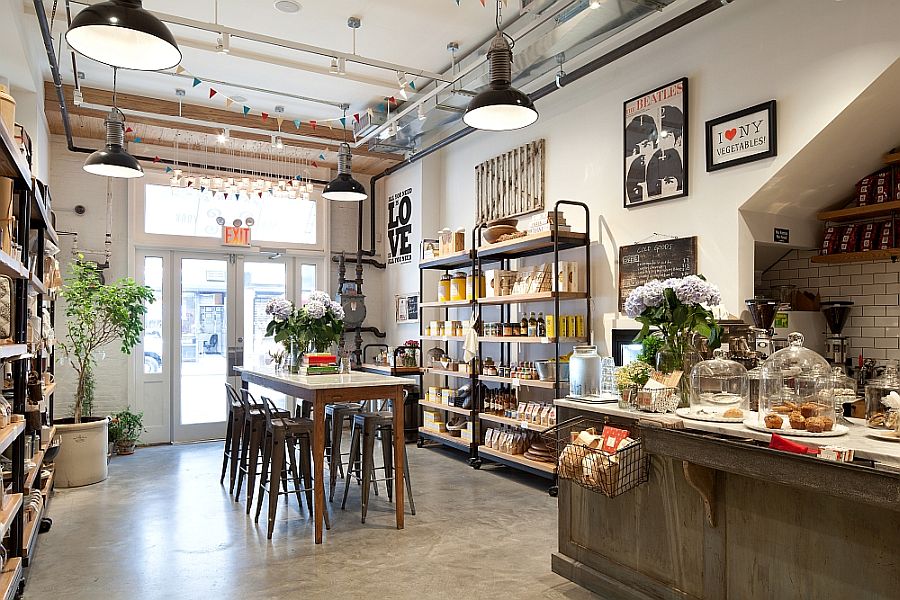 Adopt the loft-inspired cafe style for your kitchen