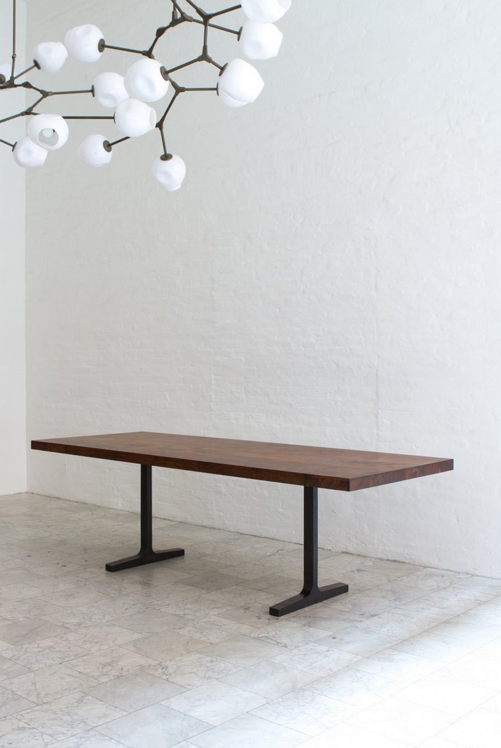 Bronze trestle table from BDDW